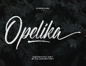 Opelika font