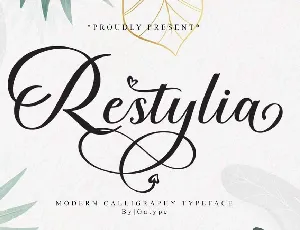 Restylia font