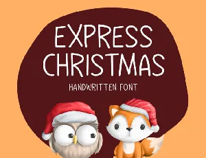 Express Christmas font