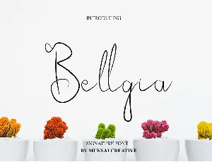 Bellgia font