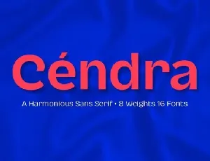 Cendra Family font