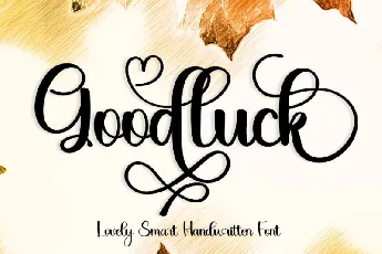 Goodluck font