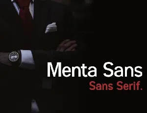 Menta Sans Family font