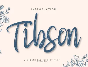 Tibson font