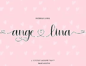 Angelina Typeface font