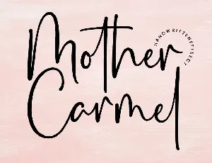 Mother Carmel font
