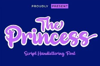 The Princess Script font