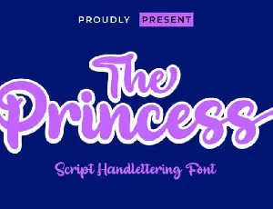 The Princess Script font