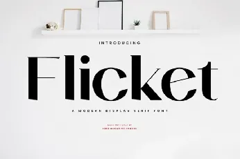 Flicket font