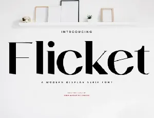 Flicket font