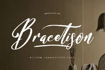 Bracetison font