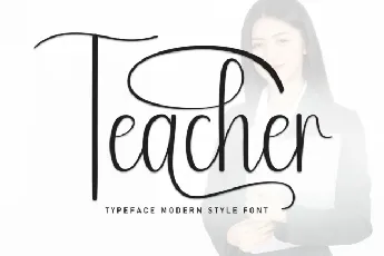 Teacher Script font