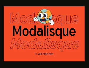 Modalisque font