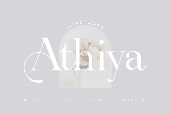 Athiya font