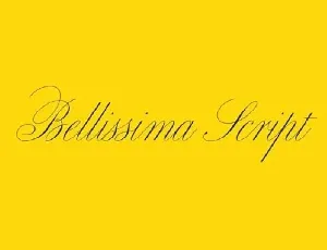 Bellissima Script font