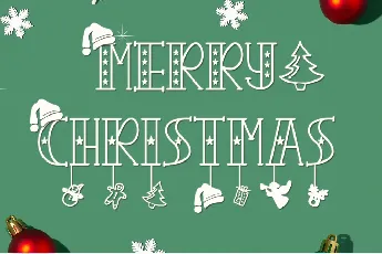 CHRISTMAS CRAFT - Personal Use font