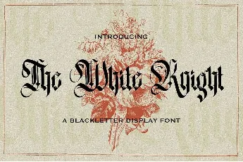 The White Knight font