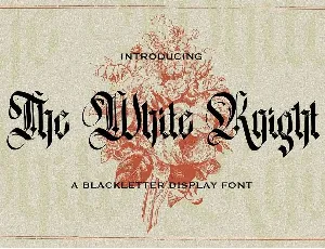 The White Knight font