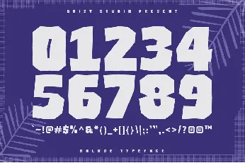 Balode Demo font