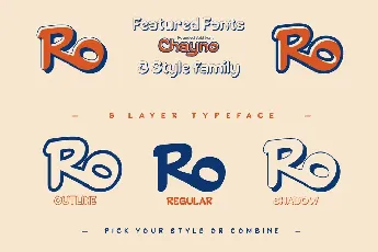 Chayno Trial font