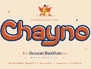 Chayno Trial font