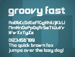 Groovy Fast font