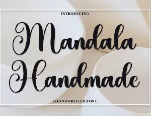 Mandala Handmade Typeface font