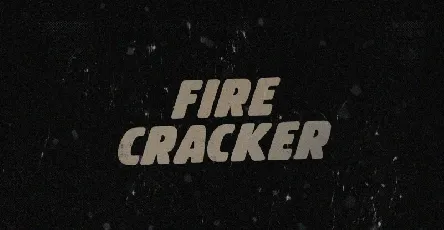 Fire Cracker font