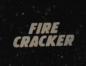 Fire Cracker font