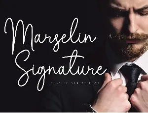Marselin Signature font