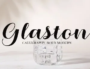 Glaston font