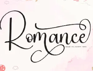 Romance font