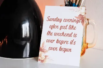 Better Sunday font