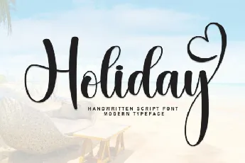 Holiday Script Typeface font