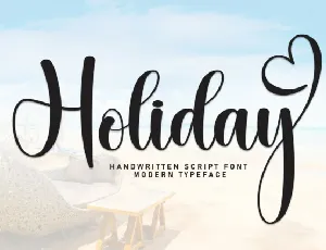 Holiday Script Typeface font