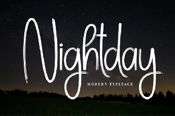 Nightday Script font