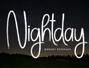 Nightday Script font