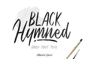 Black Hymned Script Free Download font