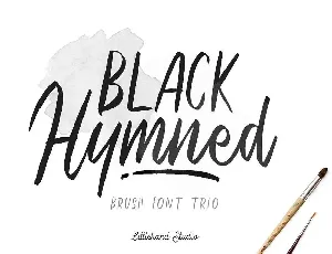 Black Hymned Script Free Download font