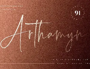 Arthamyn font