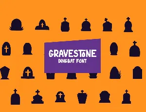 Gravestone font