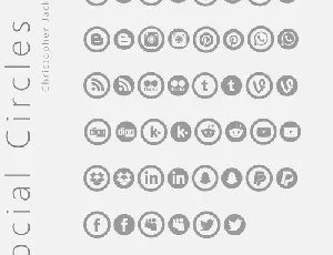 Social Circles font