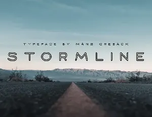 Stormline font