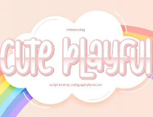 Cute Playful font