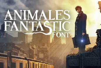 Animales Fantastic font