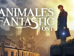 Animales Fantastic font