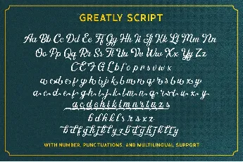 Greatly font