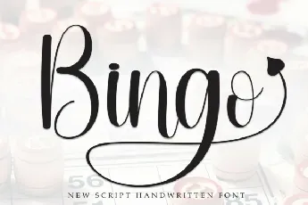 Bingo font