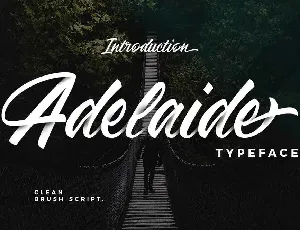 Adelaide Script Free Download font