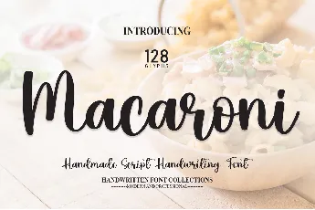 Macaroni font